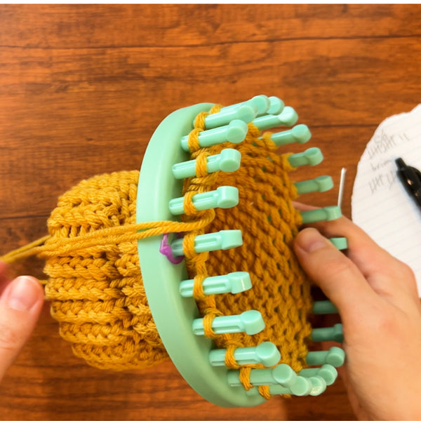 Easy Loom Knitting Hat Pattern (in 5 Sizes!)
