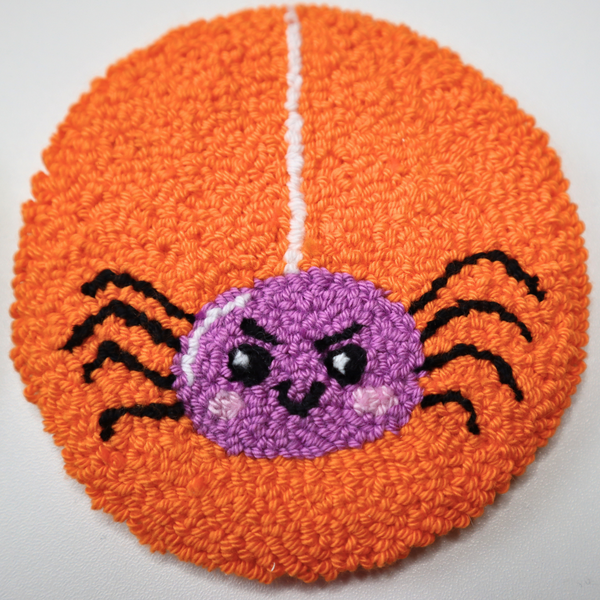 Spooky Halloween Punch Needle Coasters PDF Pattern