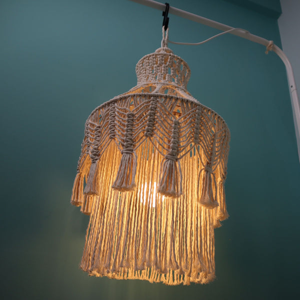Boho Glow Macrame Chandelier PDF Pattern