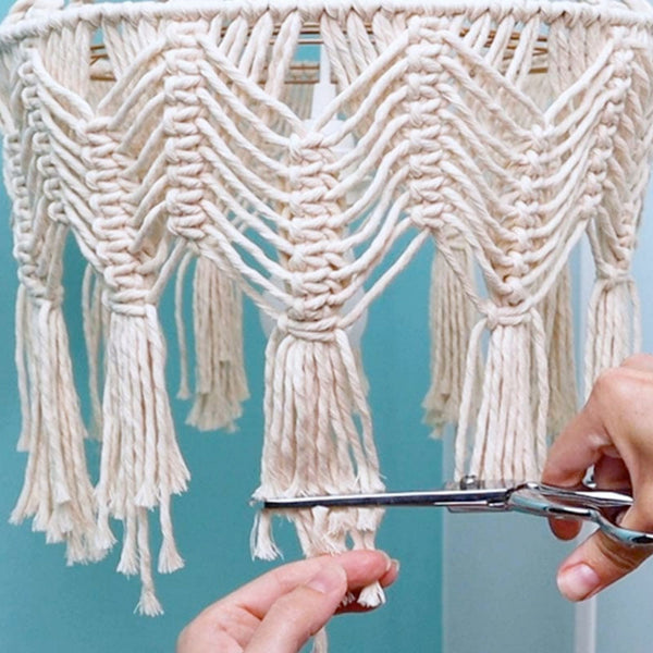 Boho Glow Macrame Chandelier PDF Pattern