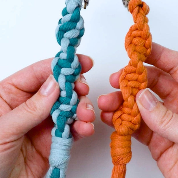 Swirly Spirals Macrame Keychain PDF Pattern