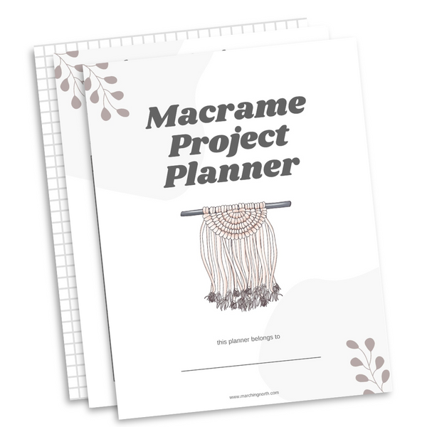 Macrame Project Planner - Printable PDF