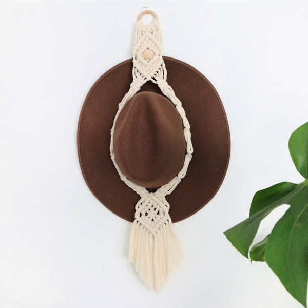 Macrame Hat Hanger Wall Hanging Pattern