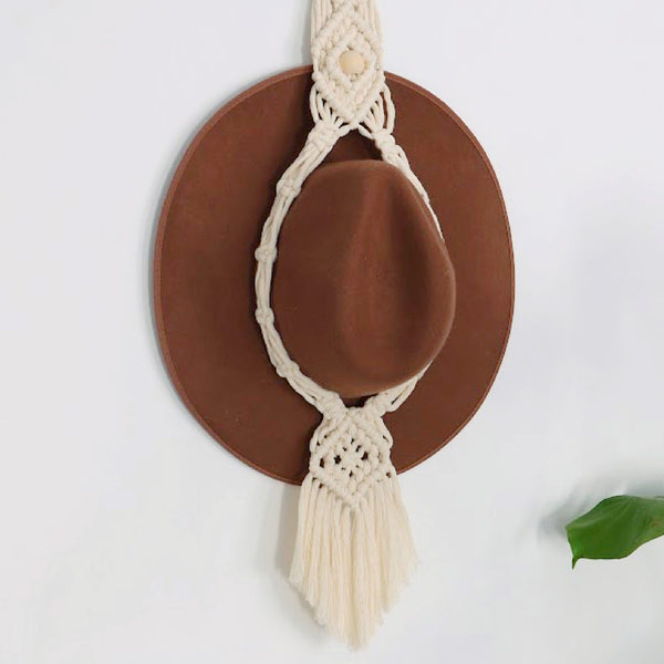 Macrame Hat Hanger Wall Hanging Pattern