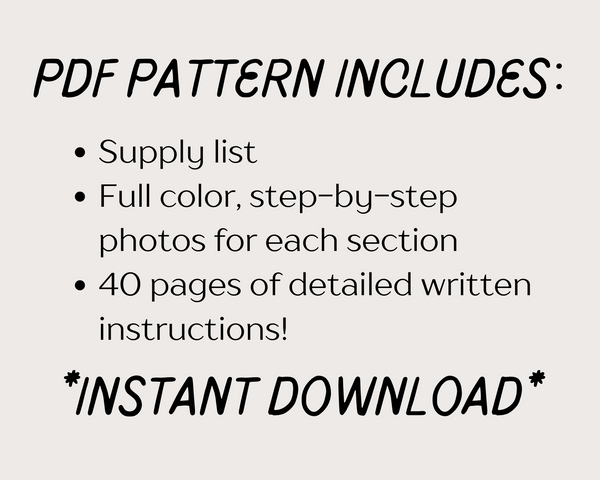 Delphinia Macrame Plant Hanger PDF Pattern