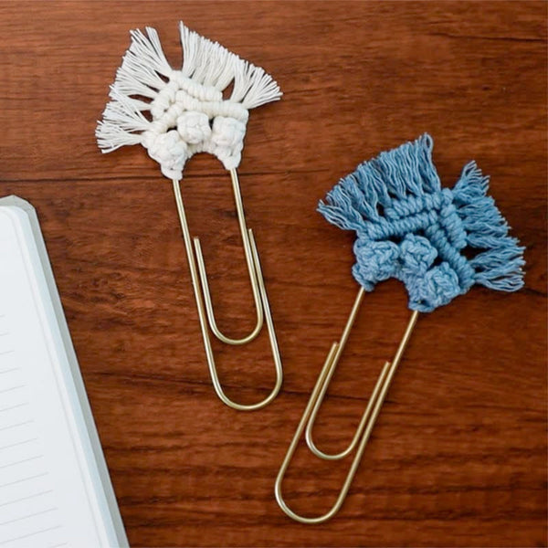 Macrame Paperclip Bookmark Printable PDF Pattern