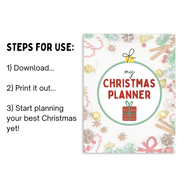 Printable Christmas Planner | Cute Festive Planner