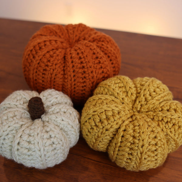 Crochet Pumpkin Stack PDF Pattern