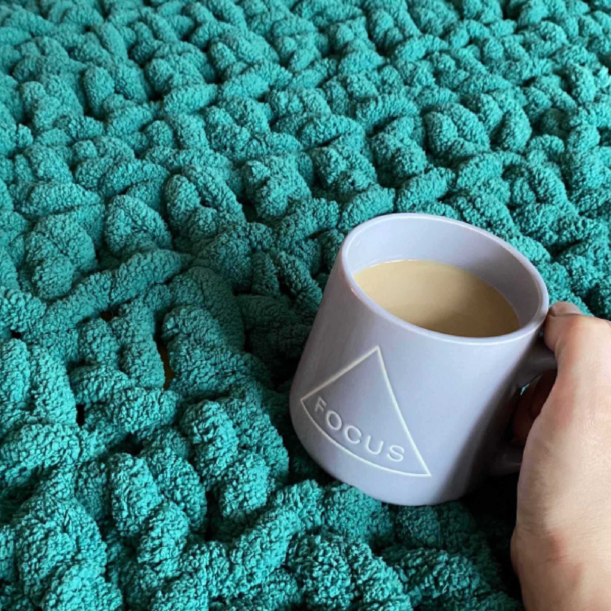 Super Bulky Crochet Throw Blanket Printable PDF Pattern