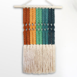 Colorful Sennits Macrame Wall Hanging PDF Pattern