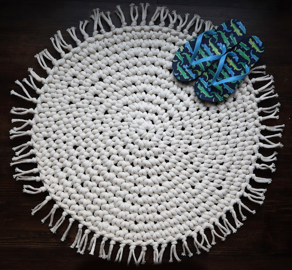 Chunky Round Crochet Rug Pattern